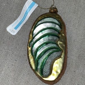 Adorable avacado toast ornament